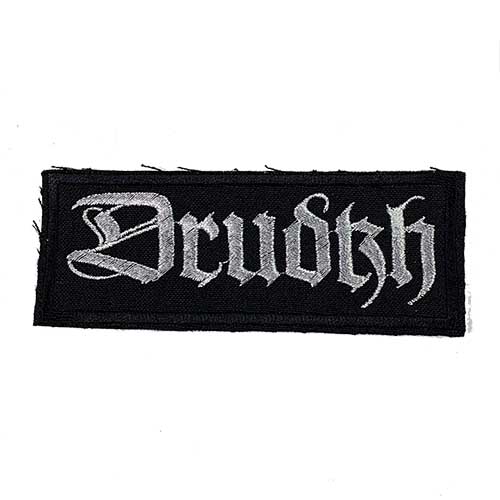 DRUDKH 官方原版 Logo (Embroidered Patch)